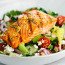 Grilled Salmon Salad สลัดแซลมอน